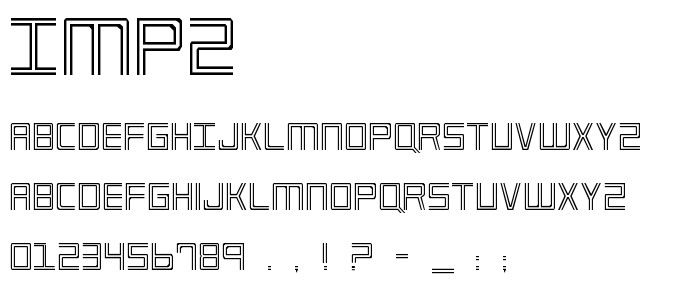 Imp2 font