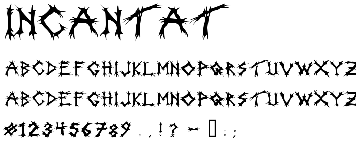 Incantat font