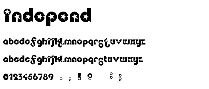 Independ font