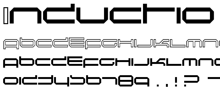 Inductio font