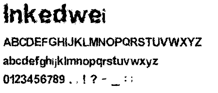 Inkedwei font