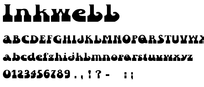 Inkwell font