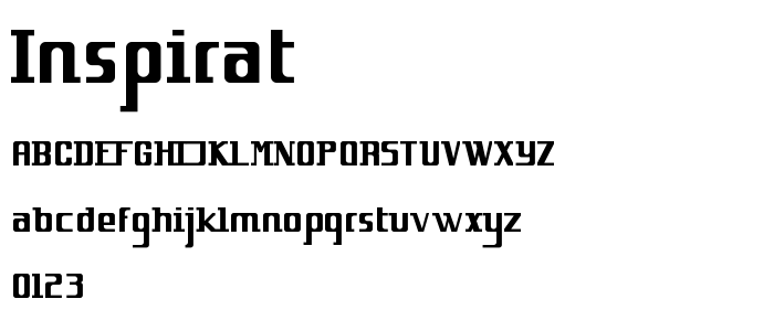 Inspirat font