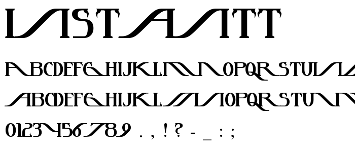 Instantt font