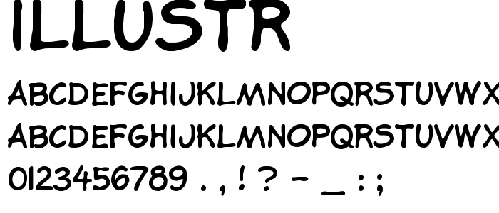 Illustr font