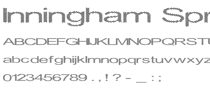 Inningham_Spread font
