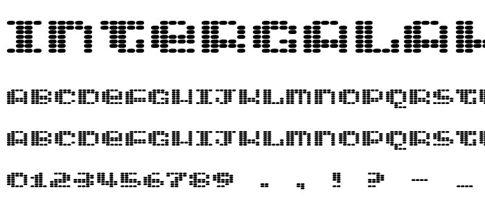 Intergalaktika font