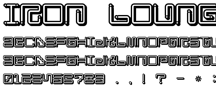 Iron_Lounge_Smart_Dot font