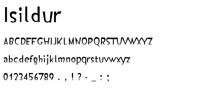 Isildur font