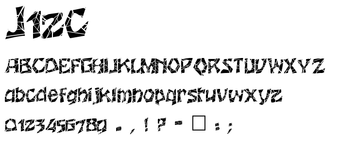 J12c font