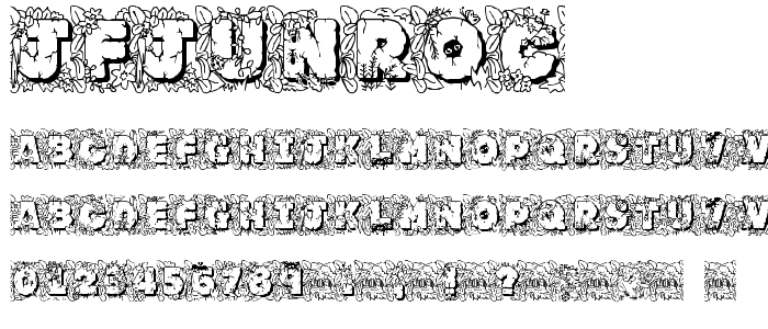 Jfjunroc font