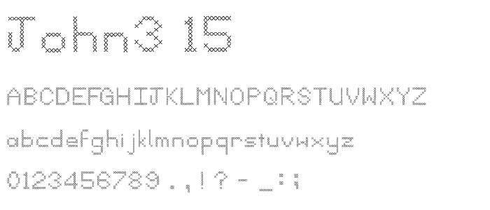 John3_15 font