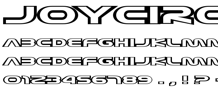 Joycircu font