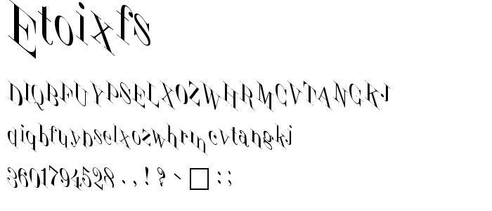 Jumblei font