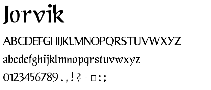 Jorvik font