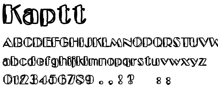 Kaptt font