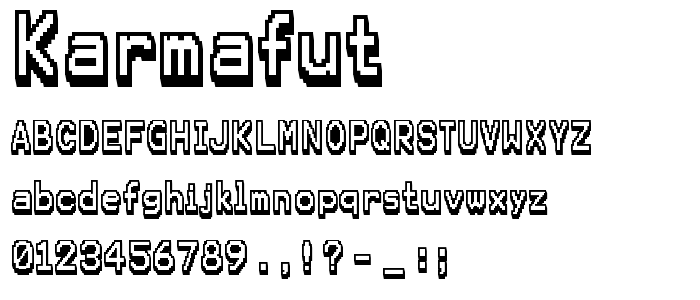 Karmafut font