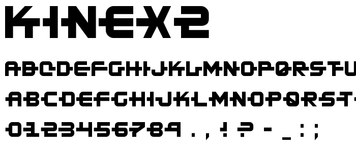 Kinex2 font