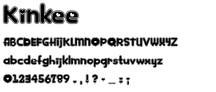 Kinkee font