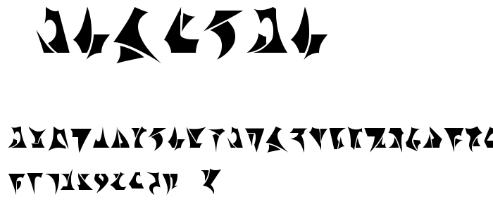 Klinzhai font