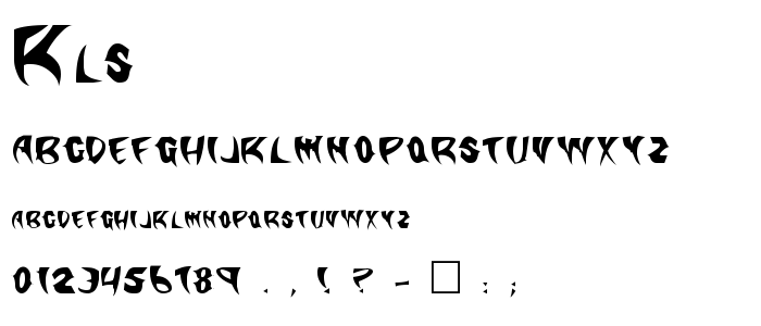 Kls font