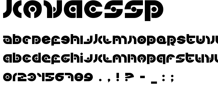 Kovacssp font