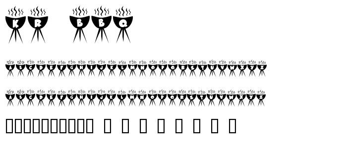 Kr_Bbq font