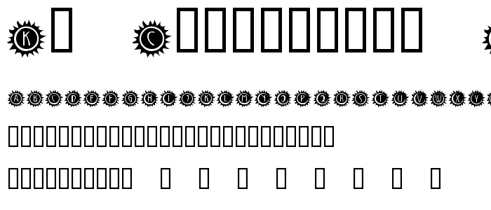 Kr_California_Sun font