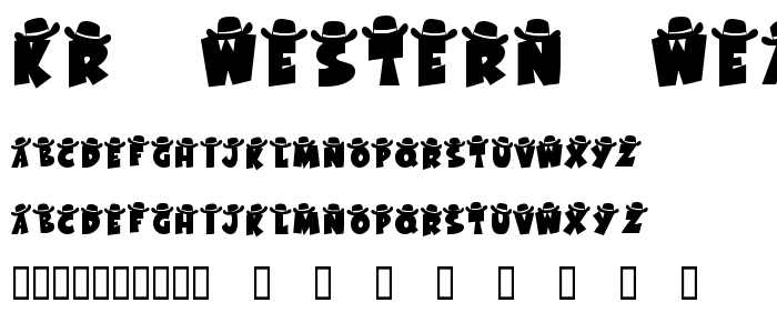Kr_Western_Wear_1 font