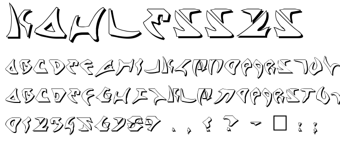 Kahless2s font