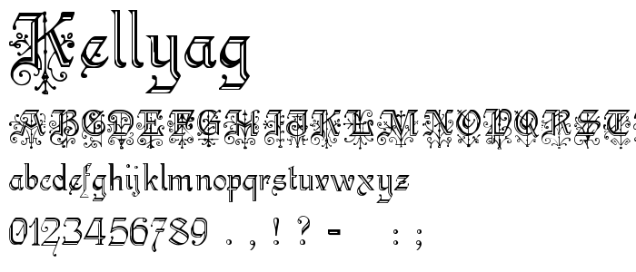 Kellyag font