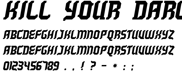 Kill_Your_Darlings_Ac font
