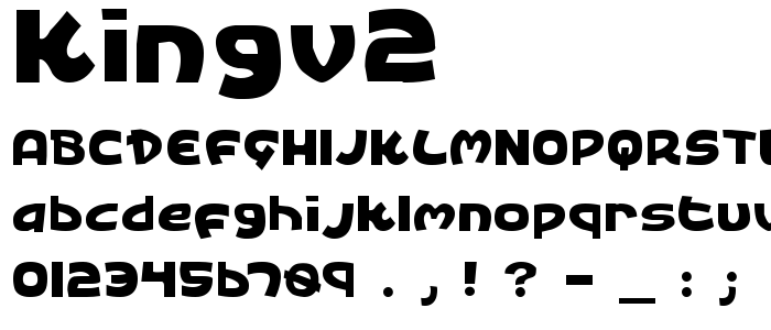 Kingv2 font