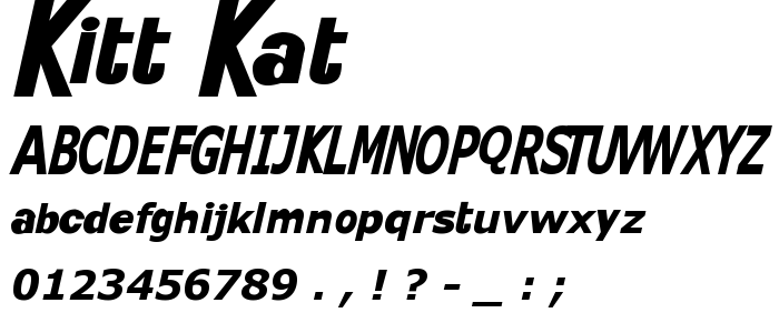 Kitt_Kat font