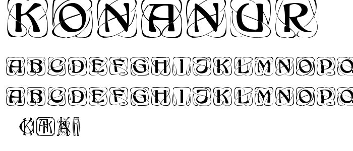 Konanur font