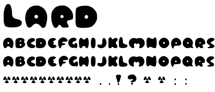 Lard font