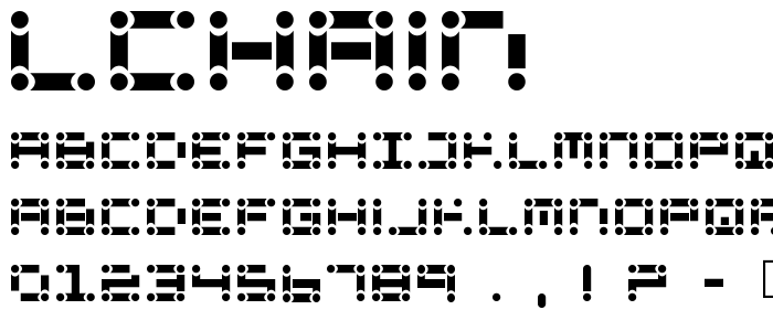 Lchain font