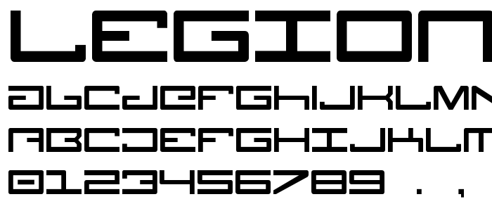 Legion font