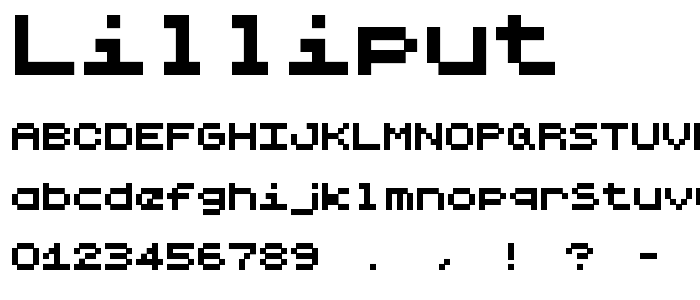 Lilliput font