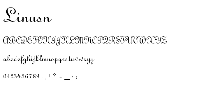 Linusn font