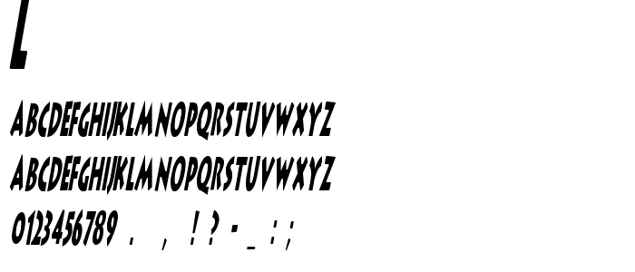 Lithci font