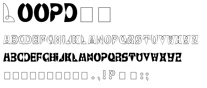 Loopd32 font