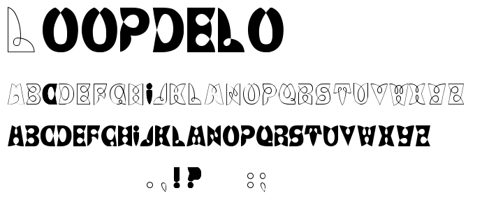 Loopdelo font