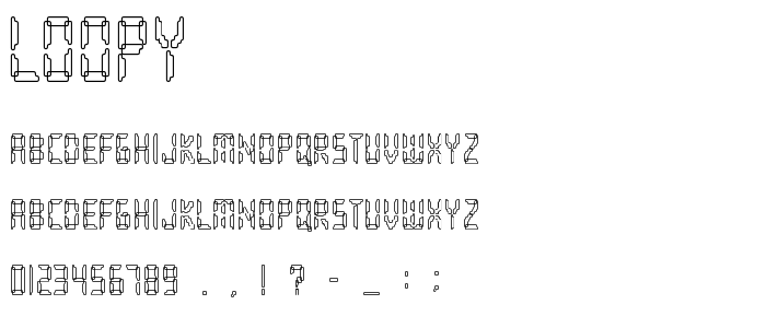 Loopy font