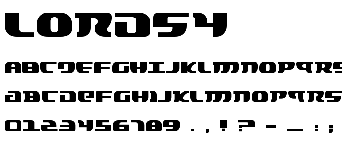 Lords4 font