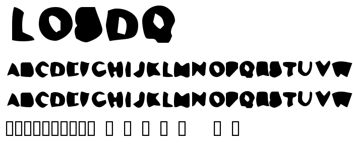 Losdq font