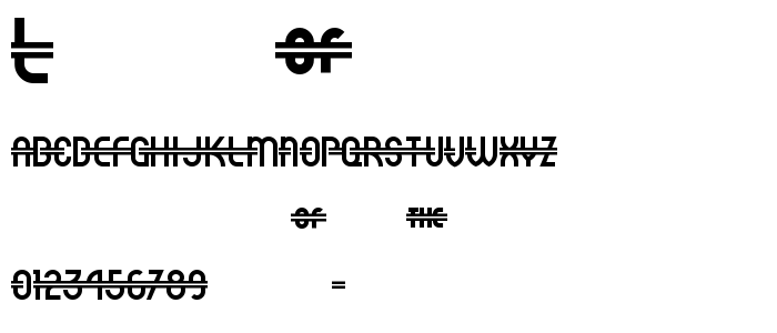 Luncheon font
