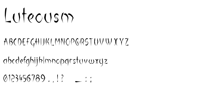 Luteousm font