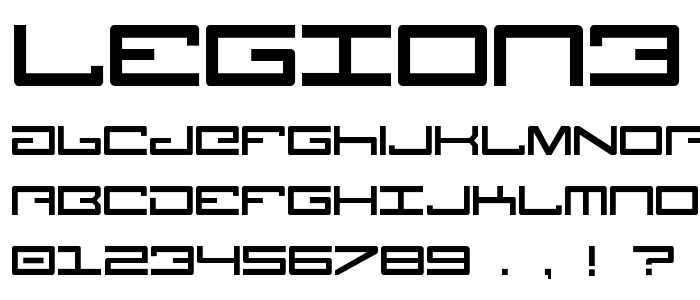 Legion3 font