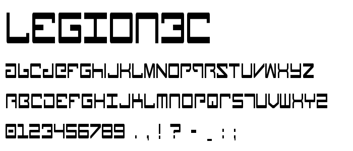 Legion3c font